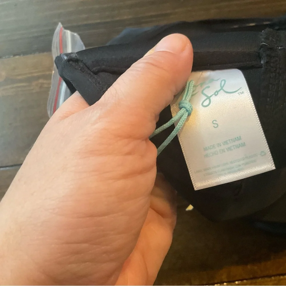 Kona Sol Elegant Black One-Piece Swimsuit - Picture 13 of 16